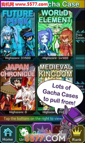 嘎查战斗AnimeGacha游戏的图册