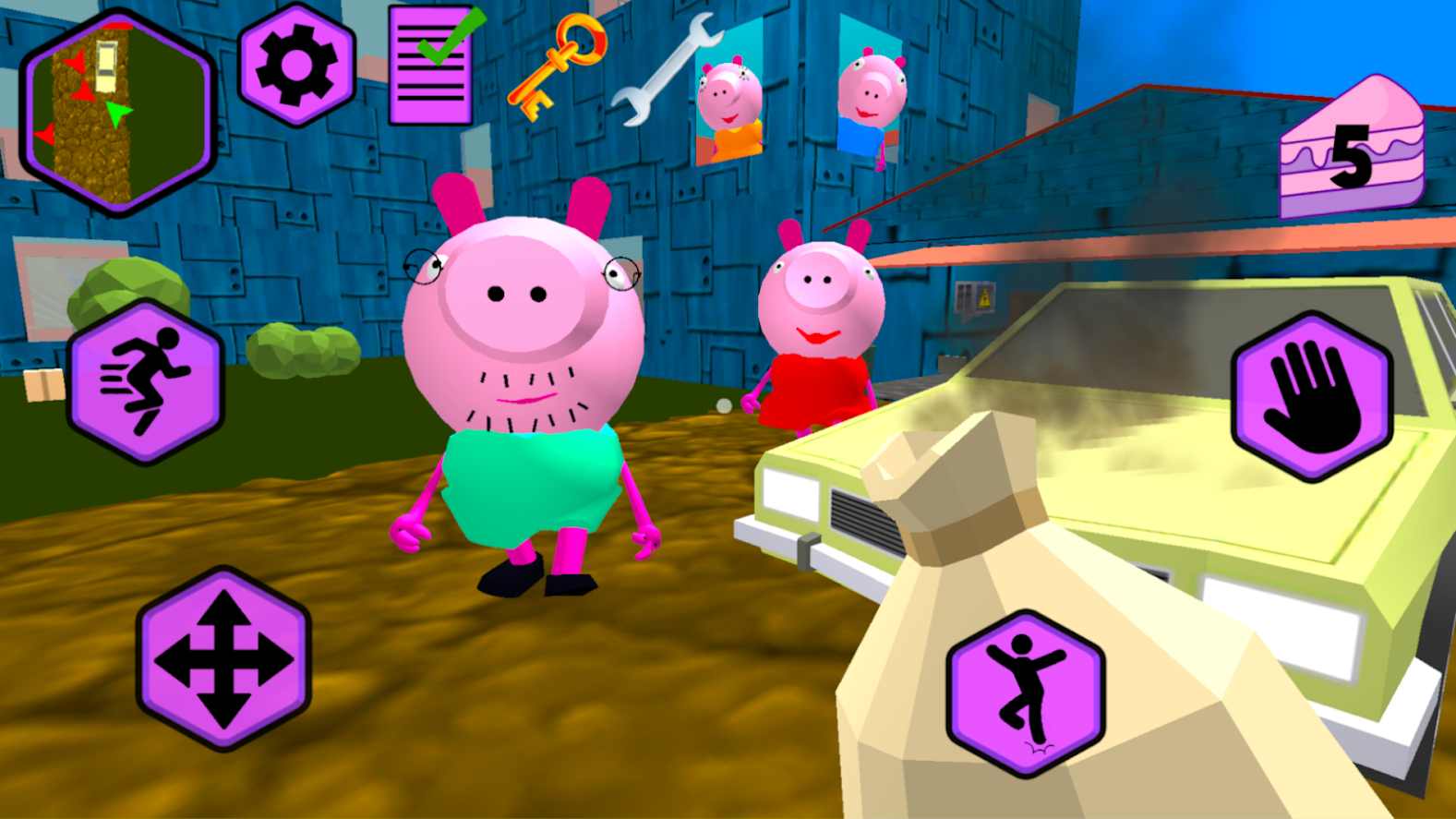 疯狂佩奇一家中文版的图册