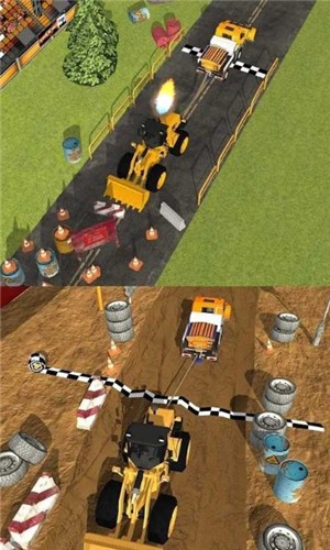 大车拉小车的图册