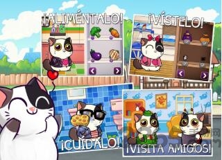 虚拟猫咪宠物游戏的图册