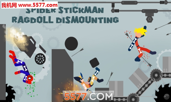 SpiderStickmanRagdollDismounting游戏的图册
