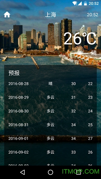 酷欧天气手机版的图册