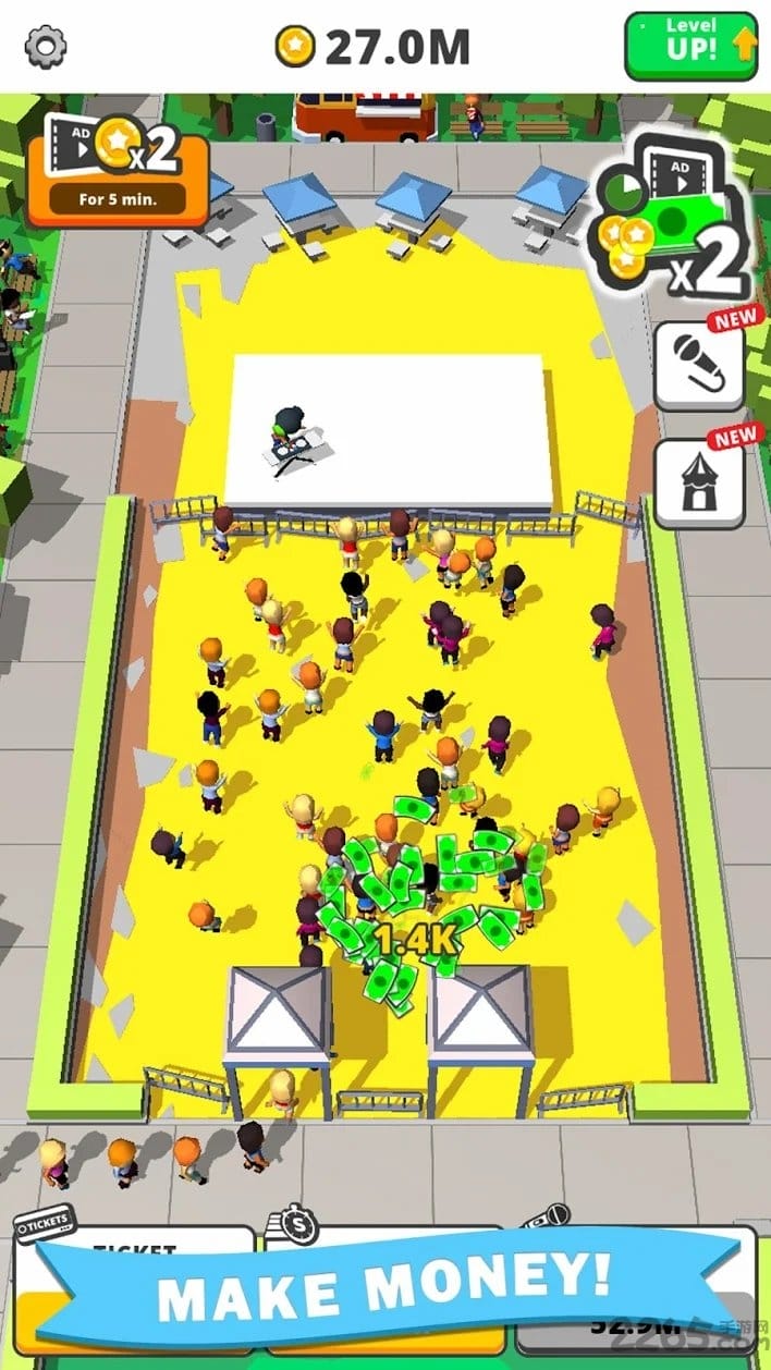 空闲音乐会游戏的图册