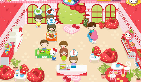 HelloKitty梦幻咖啡厅游戏的图册