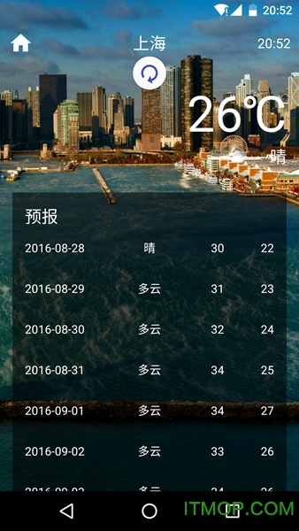 酷欧天气手机版的图册