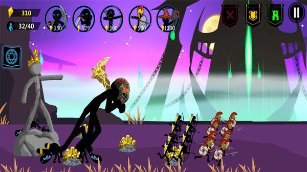 火柴人战争遗产模拟器游戏的图册