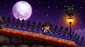 万圣节赛车的图册