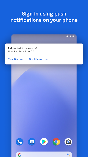 OktaVerify密钥身份验证器的图册