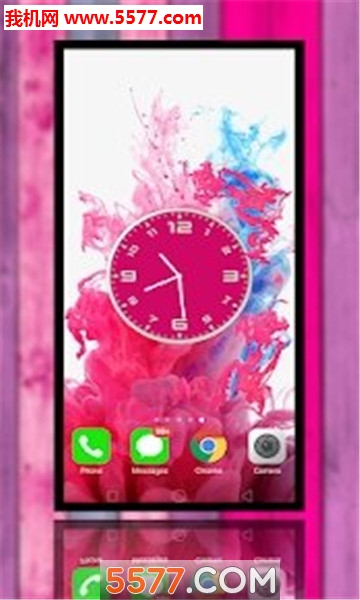 速爱少女的墙纸时钟安卓版的图册
