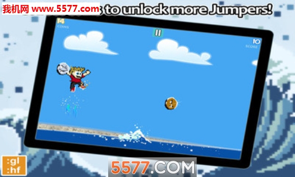 波浪跳跃的图册