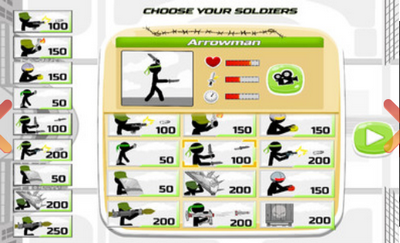 火柴人军队战争的图册