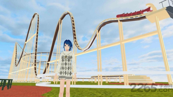 女孩主题公园游戏的图册