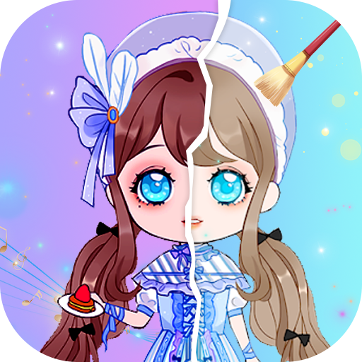 装扮粉彩我的女孩