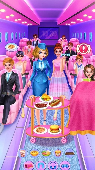 空姐乘务旅行的图册