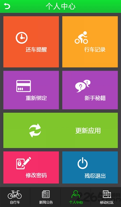 青城自行车客户端的图册