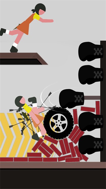 飞行英雄火柴人的图册