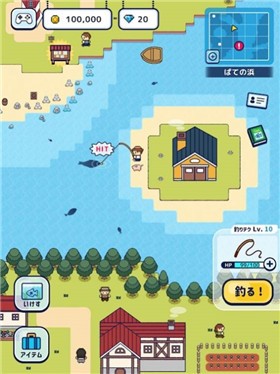 像素钓鱼生活的图册