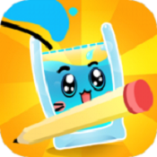 物理画线玻璃杯