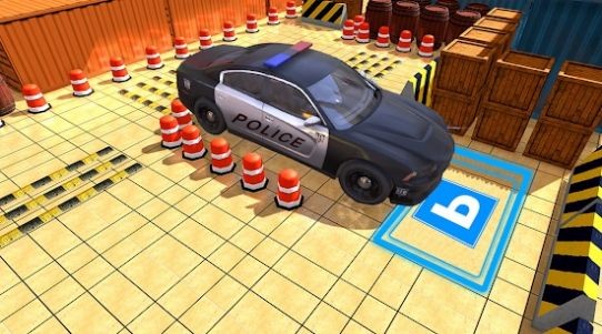 极限警车停车场3D的图册