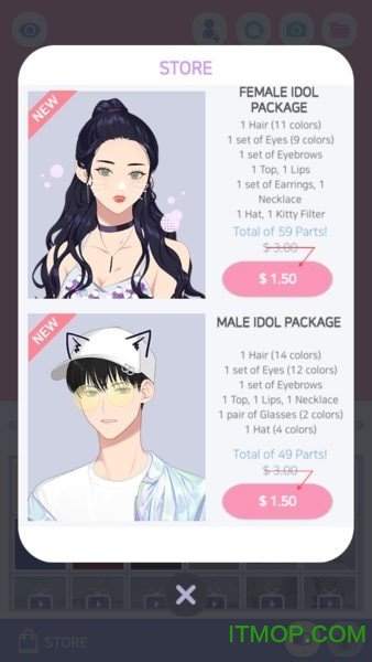 偶像美容店游戏的图册