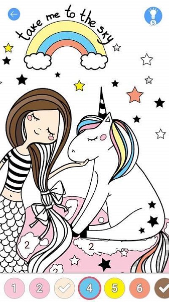 Paint4u数字填色的解压秘密花园的图册