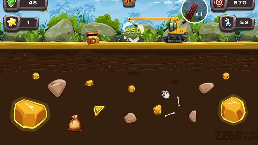 超级金矿挖掘机手机游戏的图册