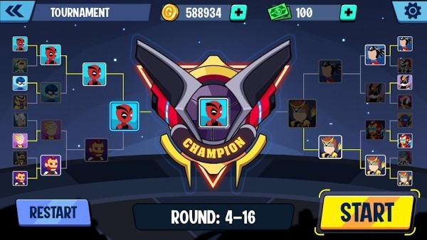 火柴人英雄上帝之战游戏(stickmanheroes)的图册