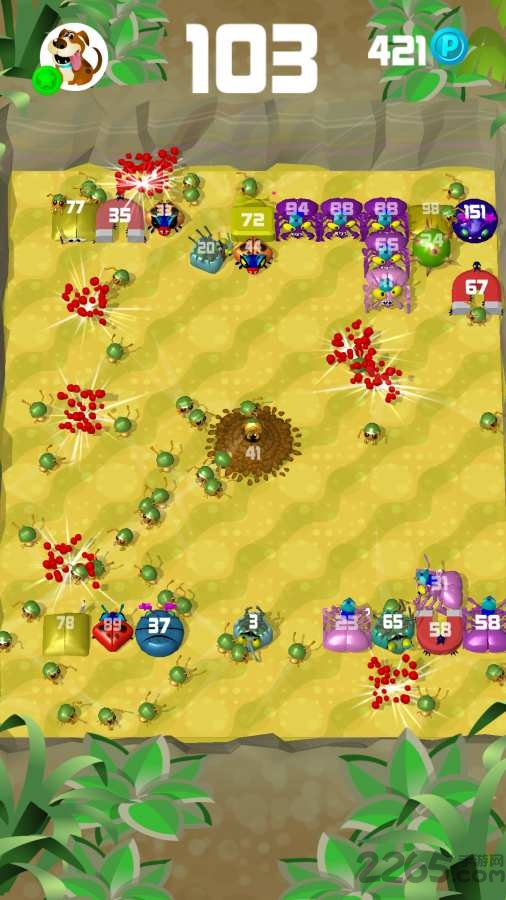 蚂蚁大战虫子手机游戏的图册