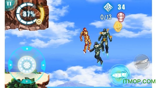 2d钢铁侠手机游戏的图册