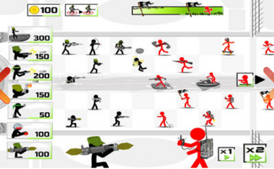 火柴人军队战争的图册