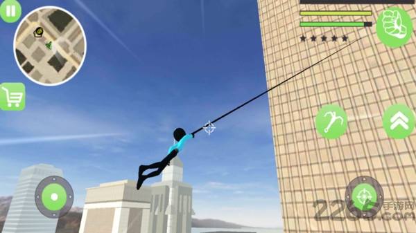 火柴人警察绳索英雄破解版的图册