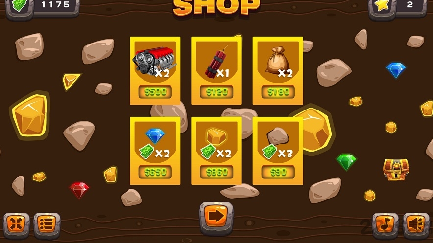 超级金矿挖掘机手机游戏的图册