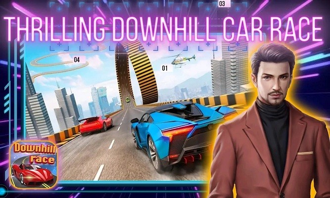 滑降比赛(downhillrace)的图册