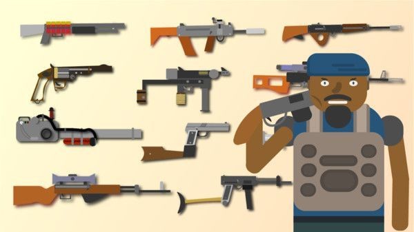 卡通射击战场游戏的图册