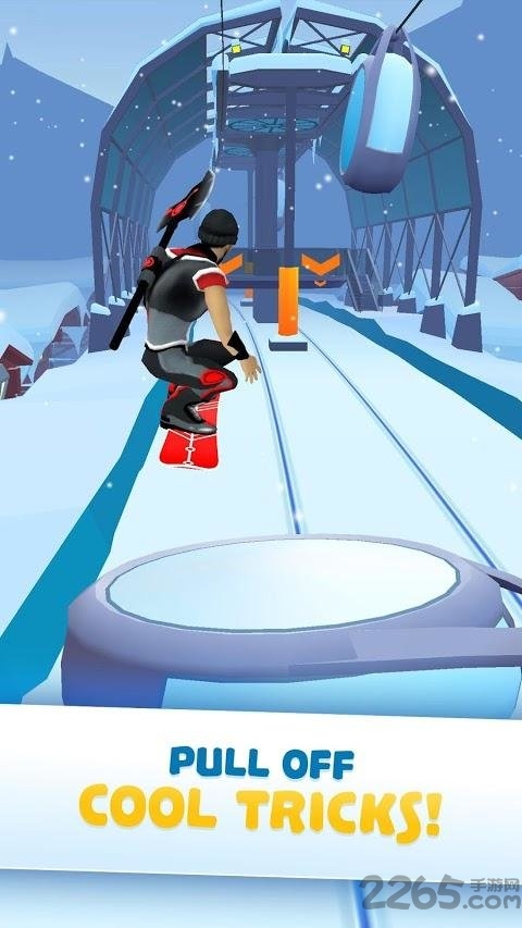 滑雪竞速登山赛手游的图册