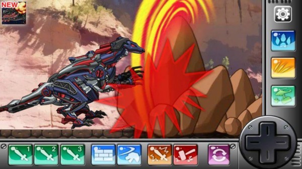 雷电恐龙机器人的图册