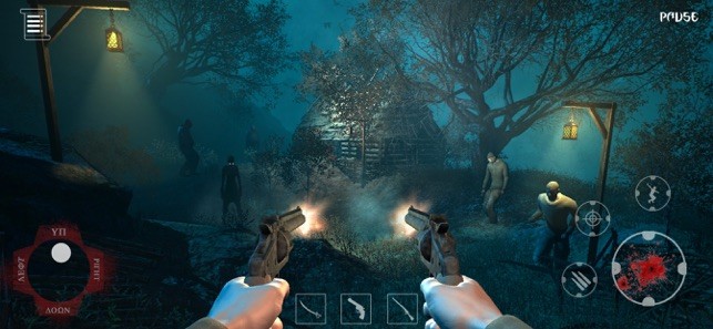 可怕的森林狩猎生存的图册