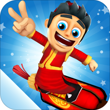 滑雪大冒险2太空中文破解版(SkiSafari2)