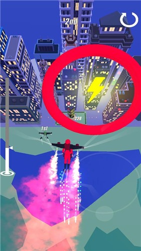 翼装飞行冲刺的图册