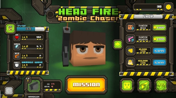 头火僵尸追逐者游戏手机版的图册