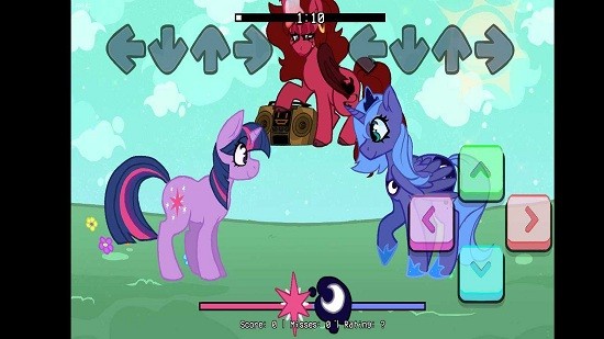 周五夜放克小马露娜模组(fnf小马露娜自装版)的图册