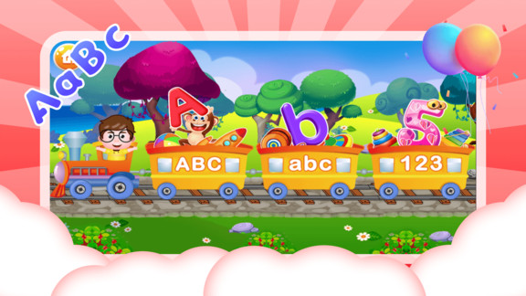 儿童识字母的图册