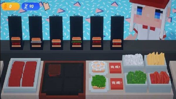 noa汉堡店中文版的图册