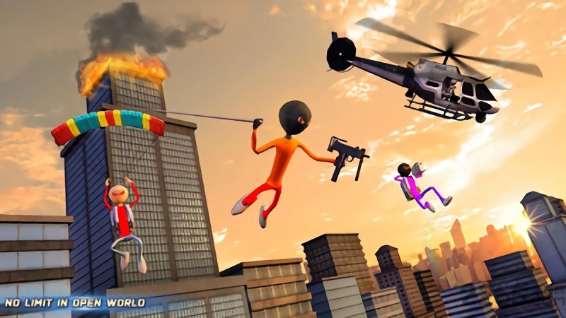 火柴人匪徒战争游戏的图册