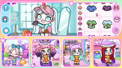 米加小镇城市生活的图册