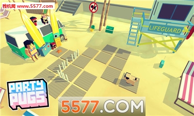 聚会哈巴狗:沙滩谜题Go安卓版PartyPugs:BeachPuzzleGO的图册