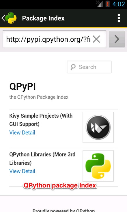QPython脚本引擎的图册