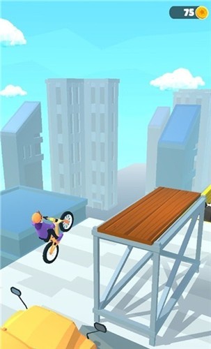 卡通自行车特技的图册