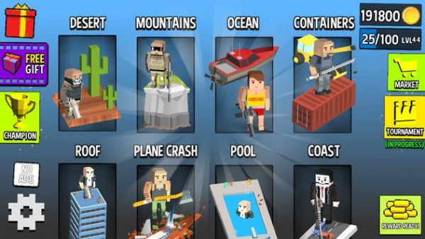 方块人决斗派对的图册