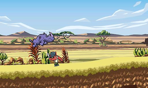 犀牛狂奔的图册